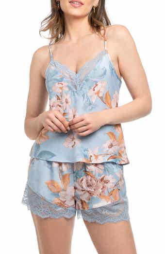 In Bloom by Jonquil Carlie Floral Lace Trim Camisole Short Pajamas