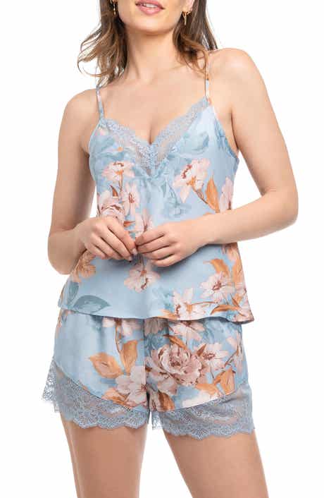 In Bloom by Jonquil Carlie Floral Lace Trim Camisole Short Pajamas
