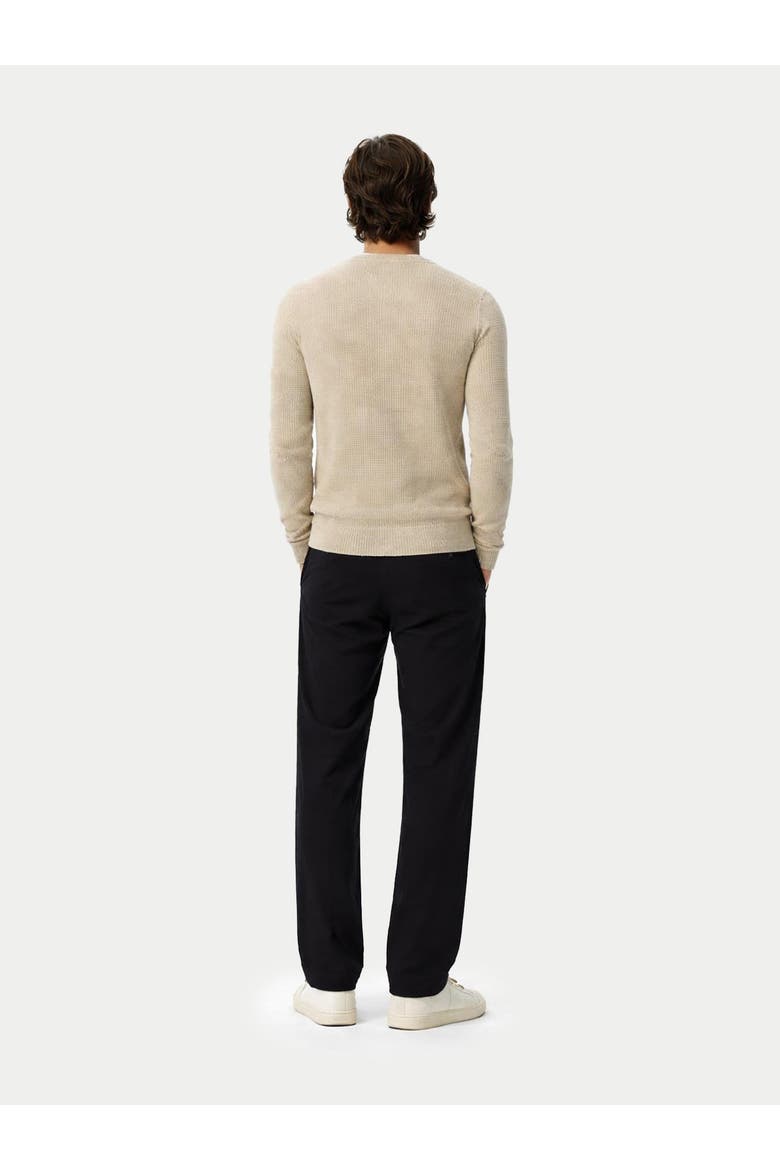 Cashmere Waffle Knit Sweater, Alternate, color, warm grey