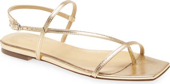 aeyde Ella Metallic Sandal (Women) | Nordstrom