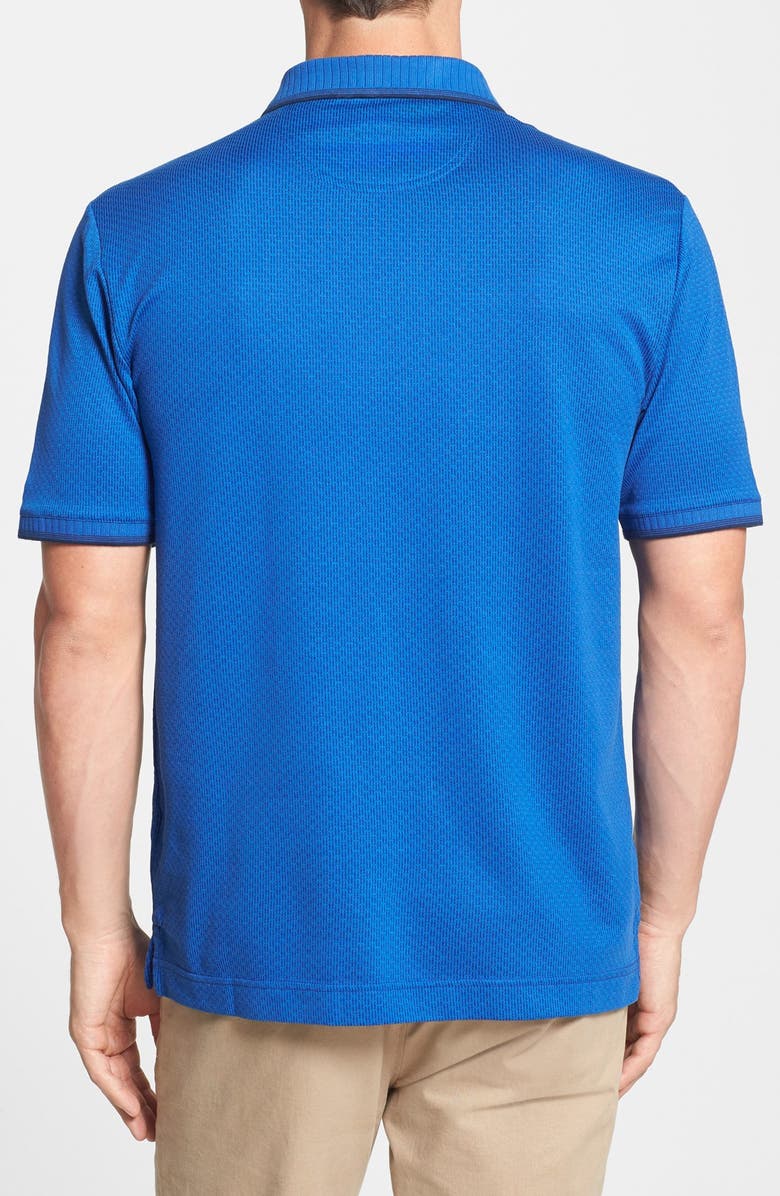 Cutter & Buck 'Nano - Sunset' Wrinkle Free DryTec Jacquard Golf Polo, Alternate, color, 