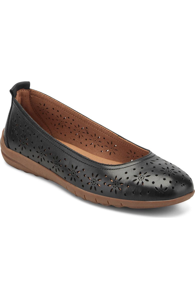 Easy Spirit Araceli Flat, Main, color, Black