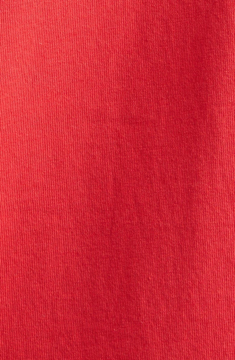 Simone Rocha Dim Sum Logo Long Sleeve Cotton Graphic T-Shirt, Alternate, color, Red/ Black/ Pearl/ Clear