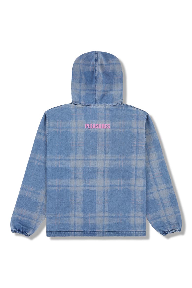 Experiment Zip Poncho Hoodie, Alternate, color, INDIGO
