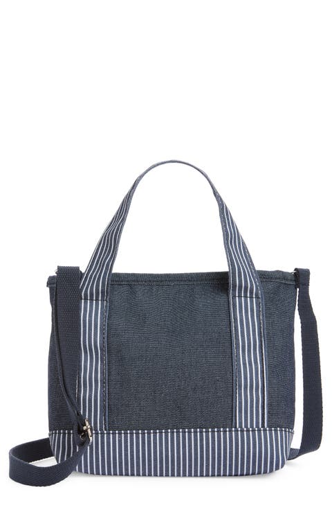 Kids' Stripe Denim Tote