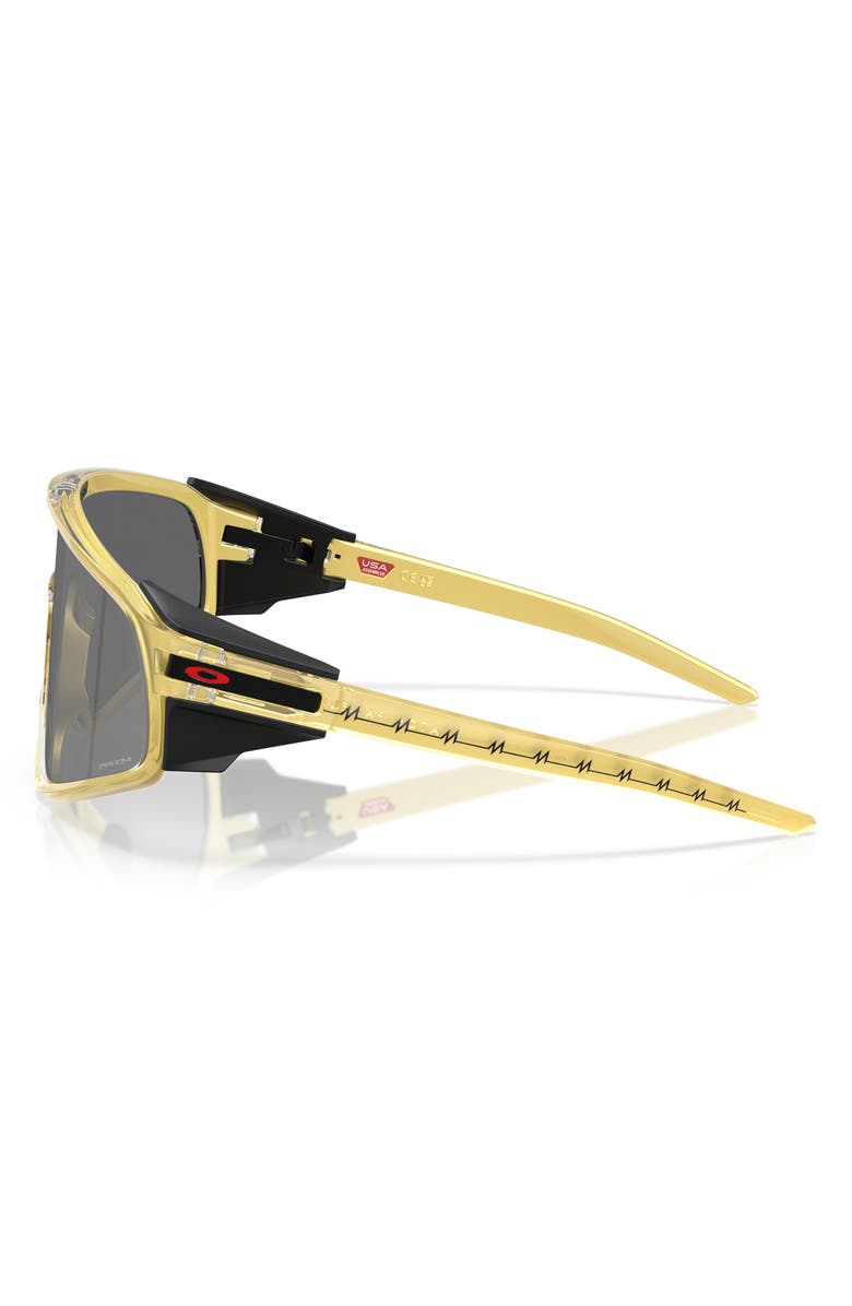 Oakley 135mm Prizm<sup>™</sup> Shield Sunglasses, Alternate, color, Black Gold