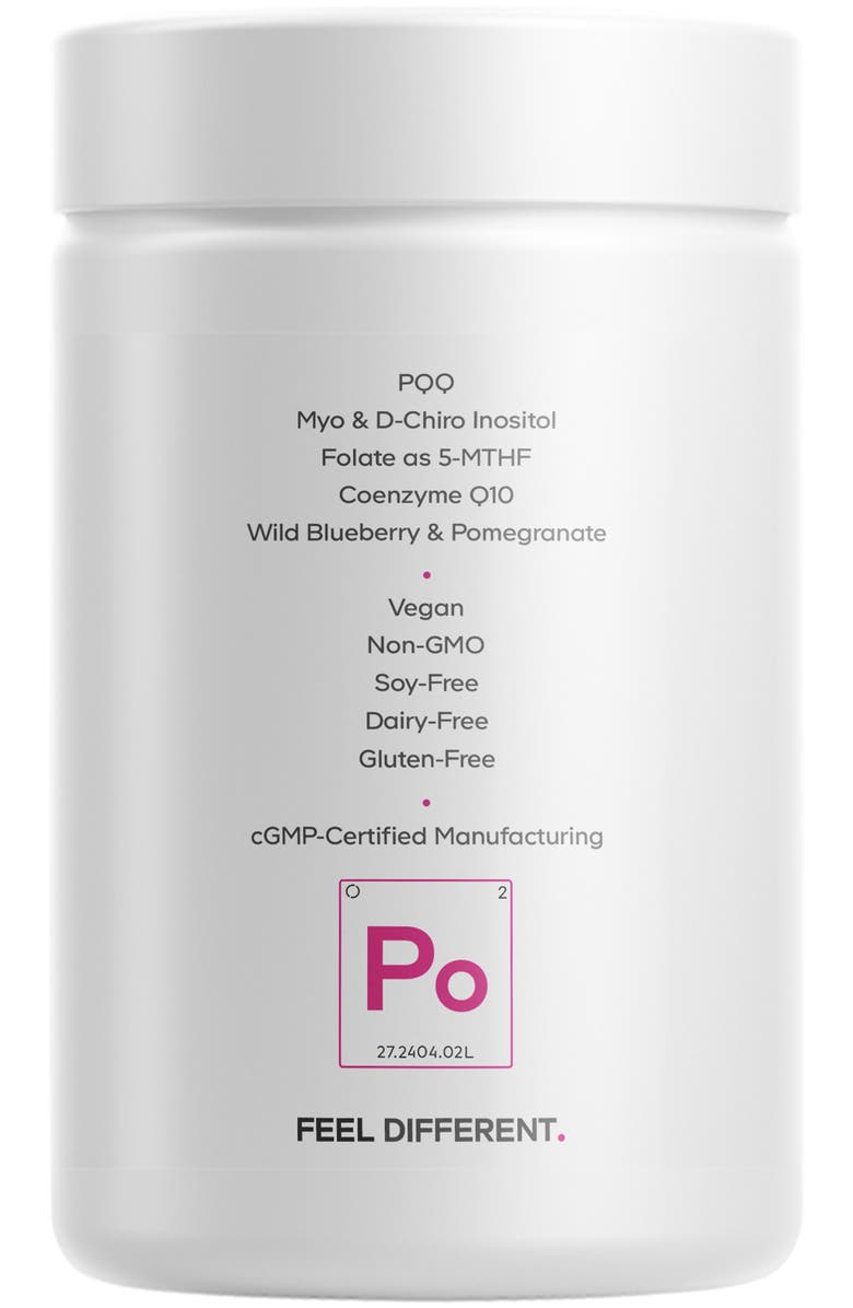 Codeage PQQ Ovarian Harmony, Myo + D-Chiro-Inositol, CoQ10, Folate, Pyrroloquinoline Quinone, Alternate, color, White
