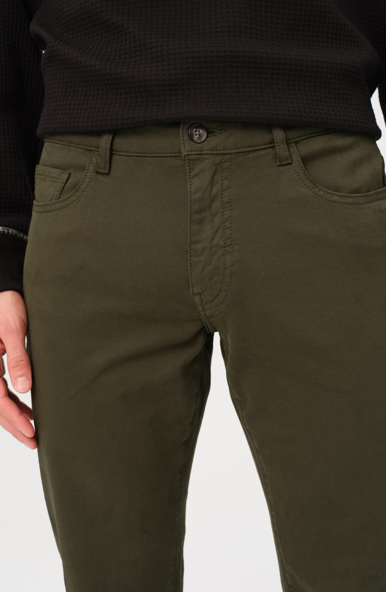 WARP+WEFT AMS Slim Fit Twill Pants, Alternate, color, Thyme