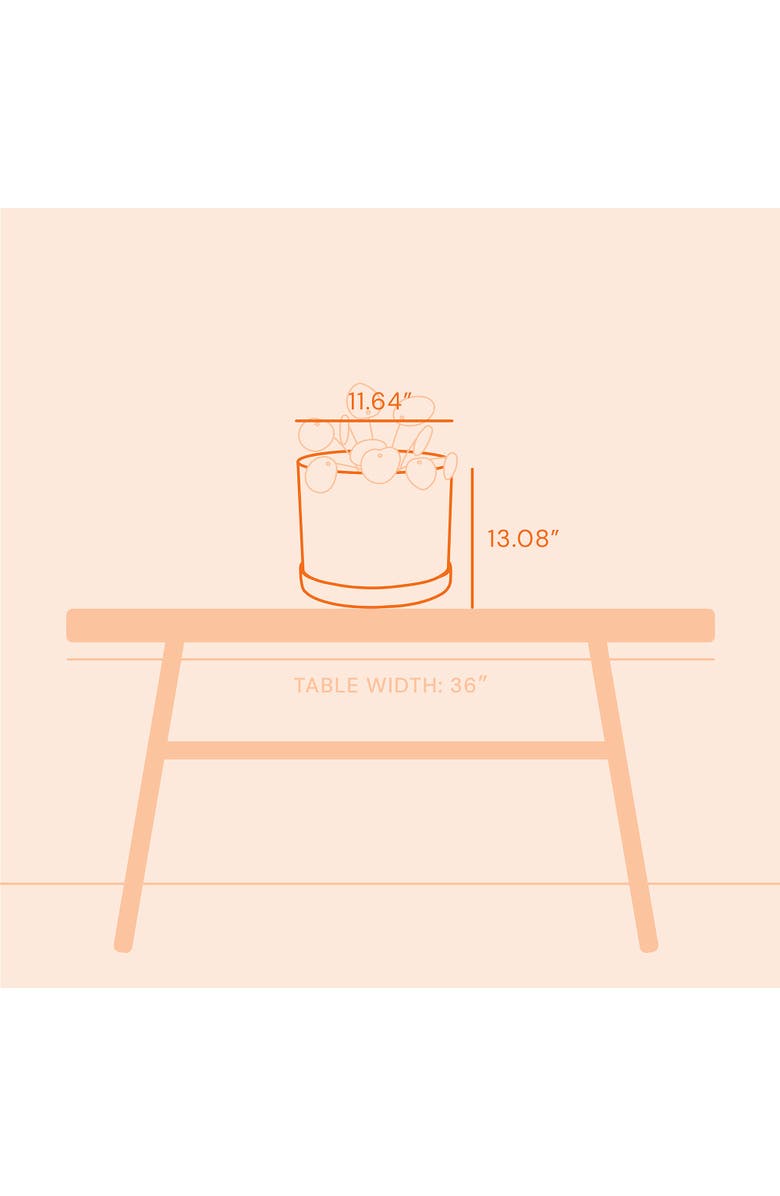 Bloem 12 Inch Mathers Round Planter With Saucer Tray, Alternate, color, 