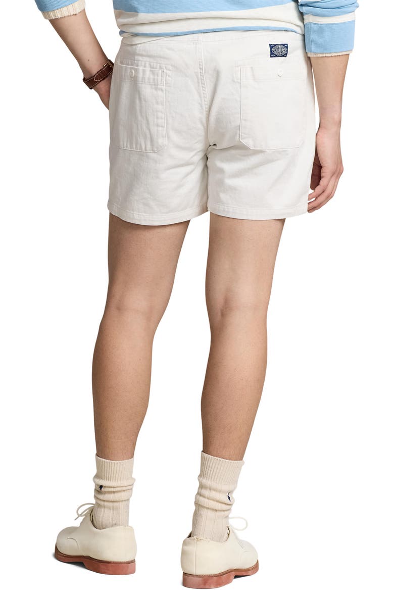 Polo Ralph Lauren Cotton Twill Rugby Shorts, Alternate, color,
