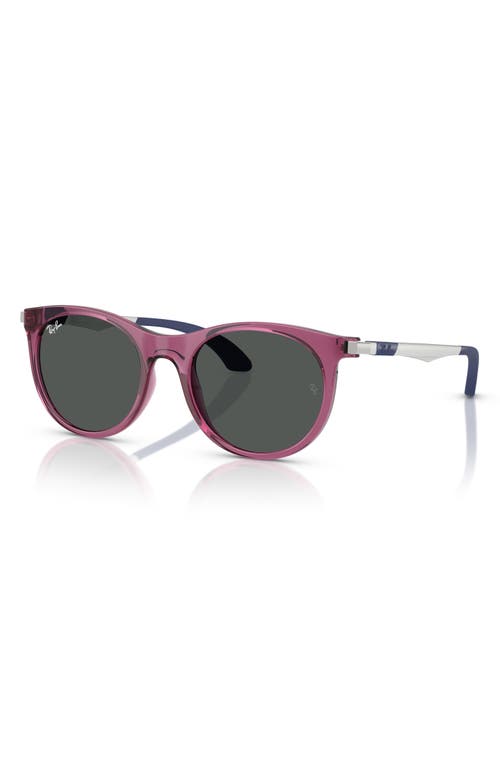 Ray Ban Ray-ban Kids' 47mm Phantos Sunglasses In Transparent Violet