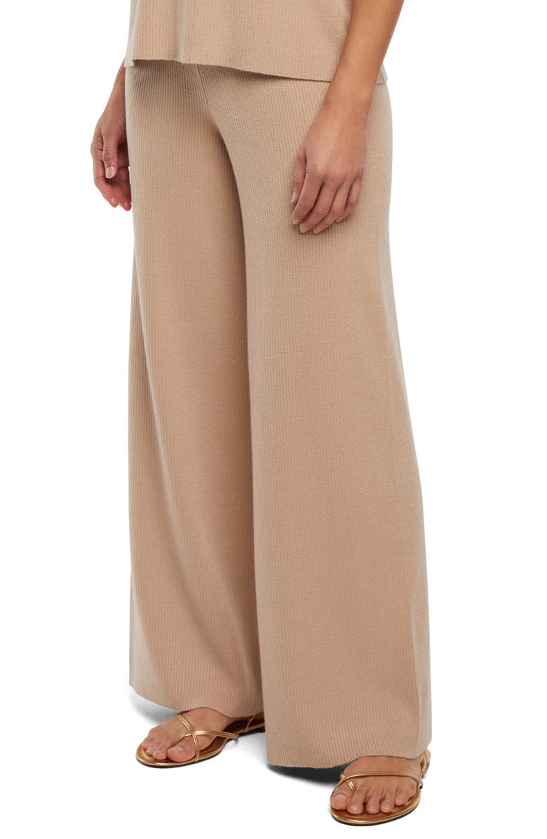 Three Dots Desiree Wide Leg Pants, Alternate, color, Tuffet