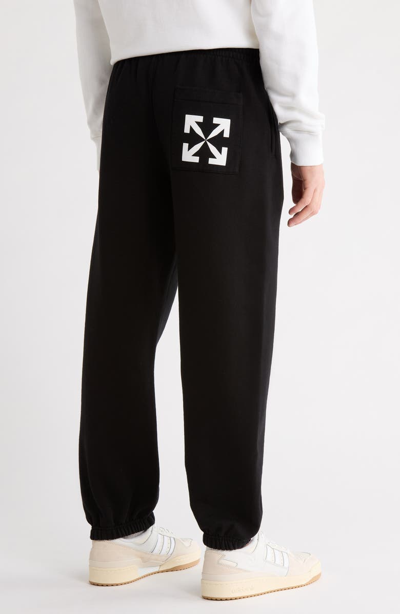 Off-White Slim Fit Single Arrow Cotton Sweatpants, Alternate, color, 