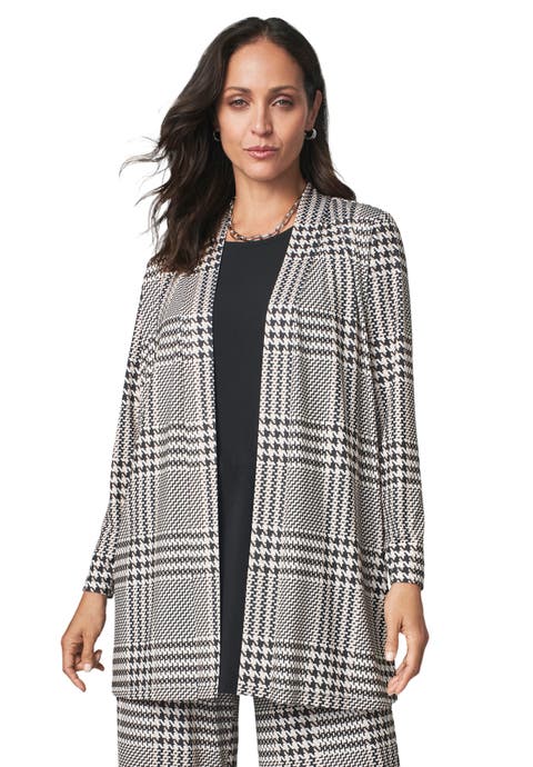 Stretch Knit Open Front Knit Topper (Plus Available)