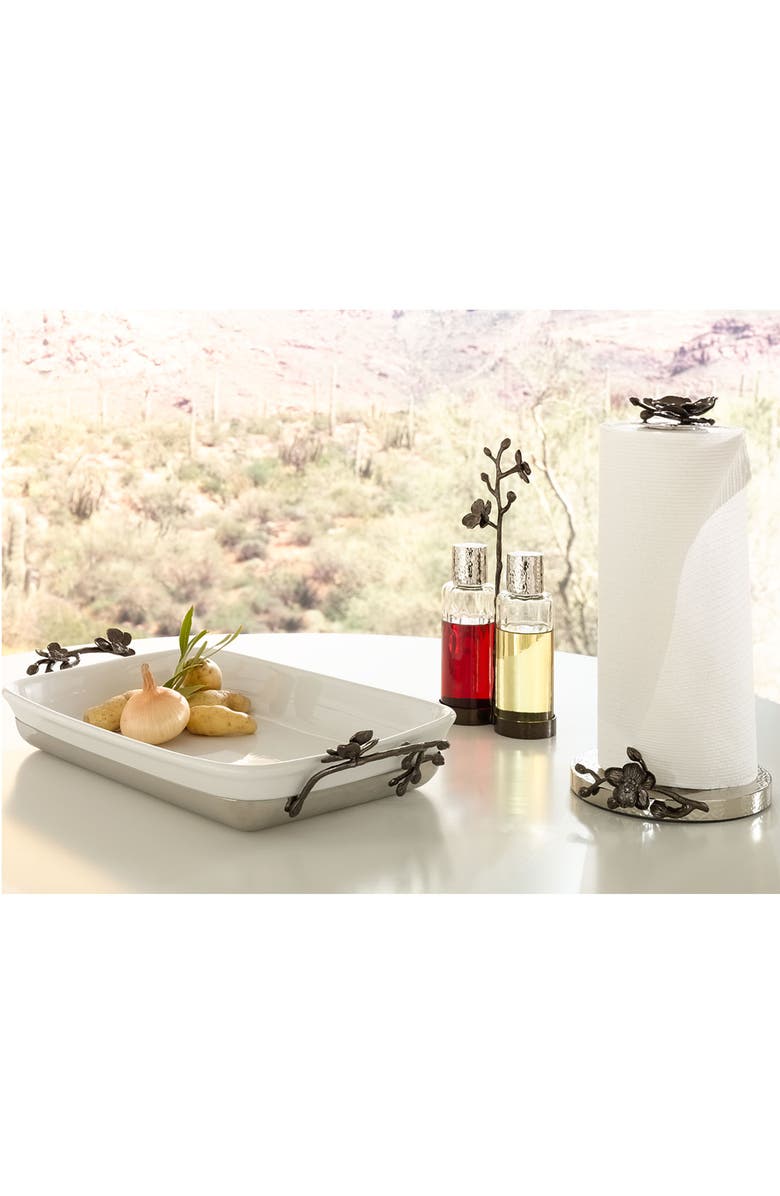 Michael Aram 'Black Orchid' Paper Towel Holder, Alternate, color,