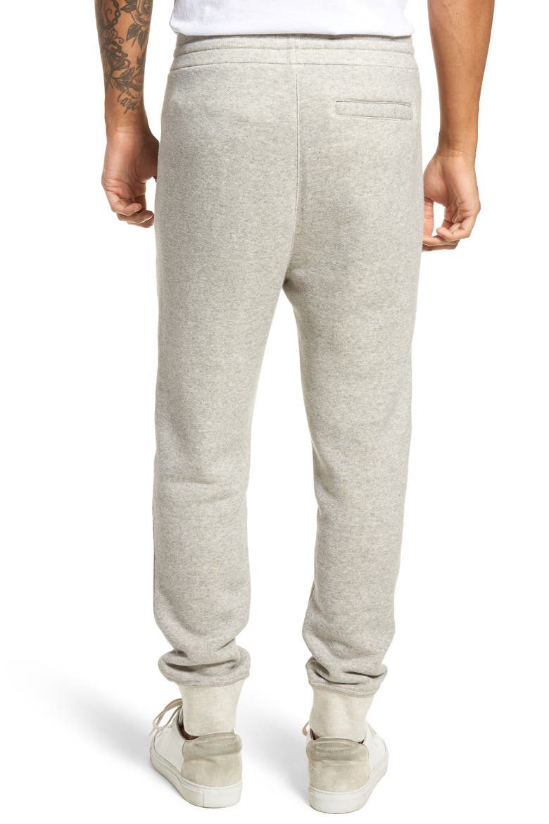 Plush Cotton Jogger Pants, Alternate, color, LIGHT HEATHER GREY