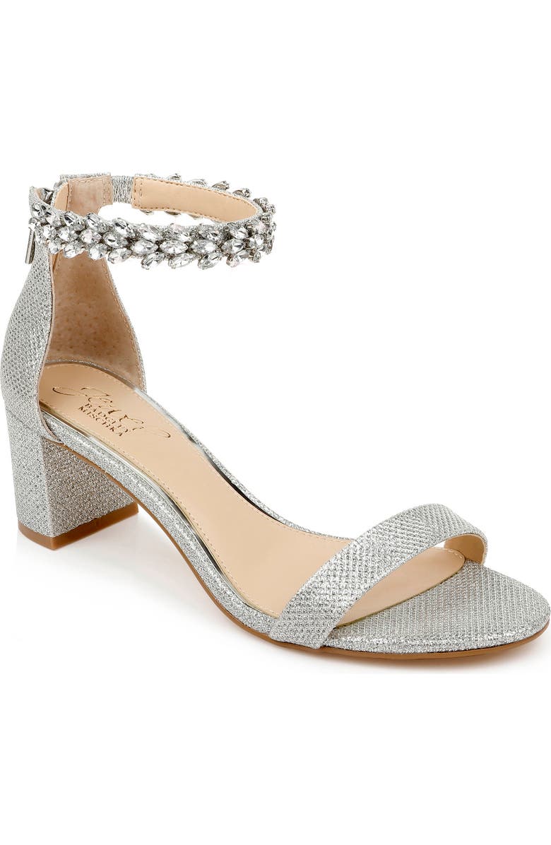 Jewel Badgley Mischka Bradley Ankle Strap Sandal, Main, color,