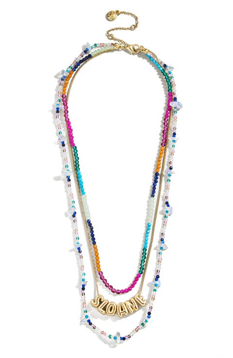 Kai Semiprecious Custom Layered Necklace