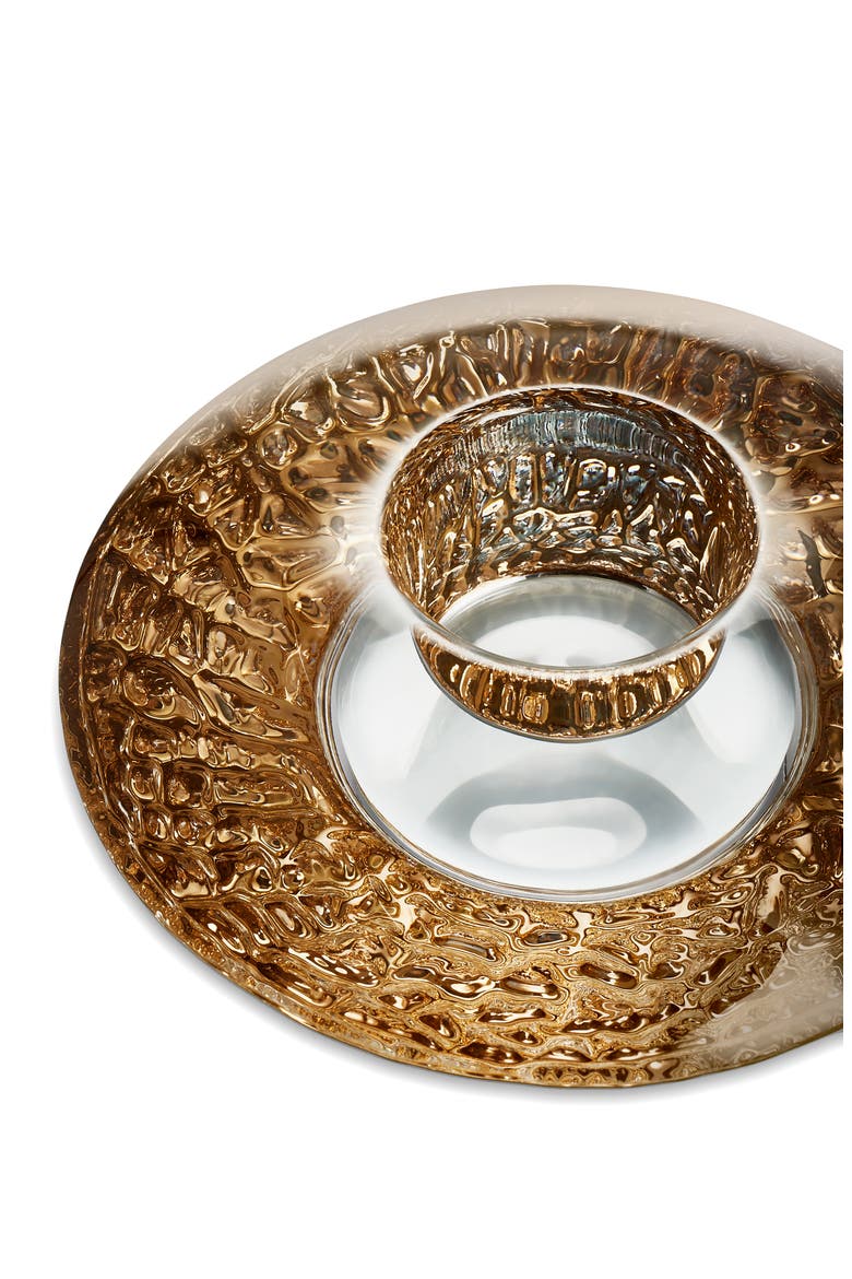 Discus Crystal Votive, Alternate, color, GOLD