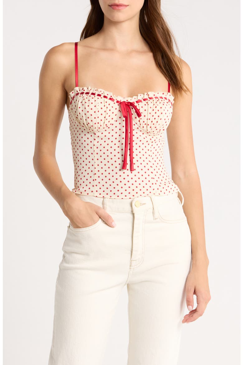 Andrea Polka Dot Top, Main, color, MARILYN DOT