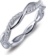 Lafonn Pavé Simulated Diamond Twist Eternity Ring