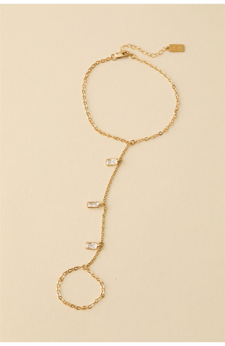 Set & Stones Aspen Hand Chain, Alternate, color, Gold