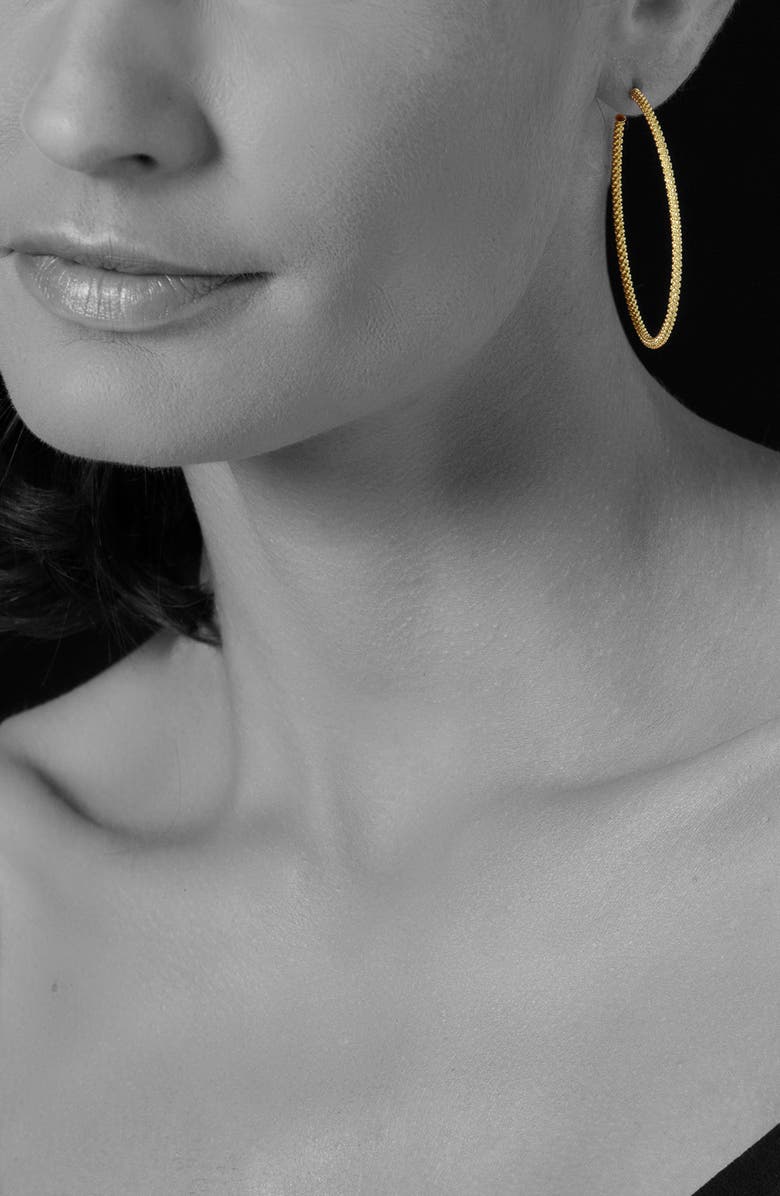 LAGOS 18K Large Hoop Earrings, Alternate, color, 