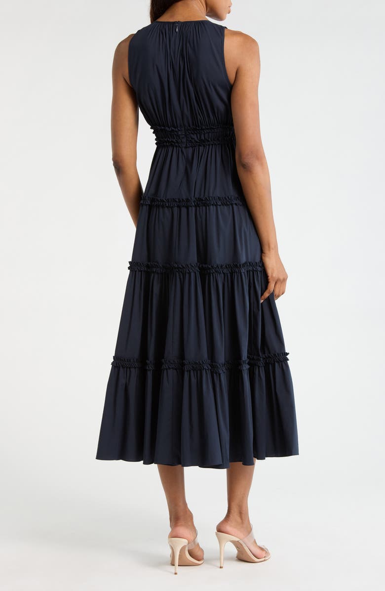 Cinq à Sept Sirrina Ruffle Tiered Dress, Alternate, color, Navy