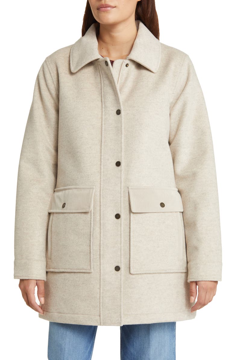 Pendleton Maple Creek Club Collar Wool Blend Coat, Main, color, 