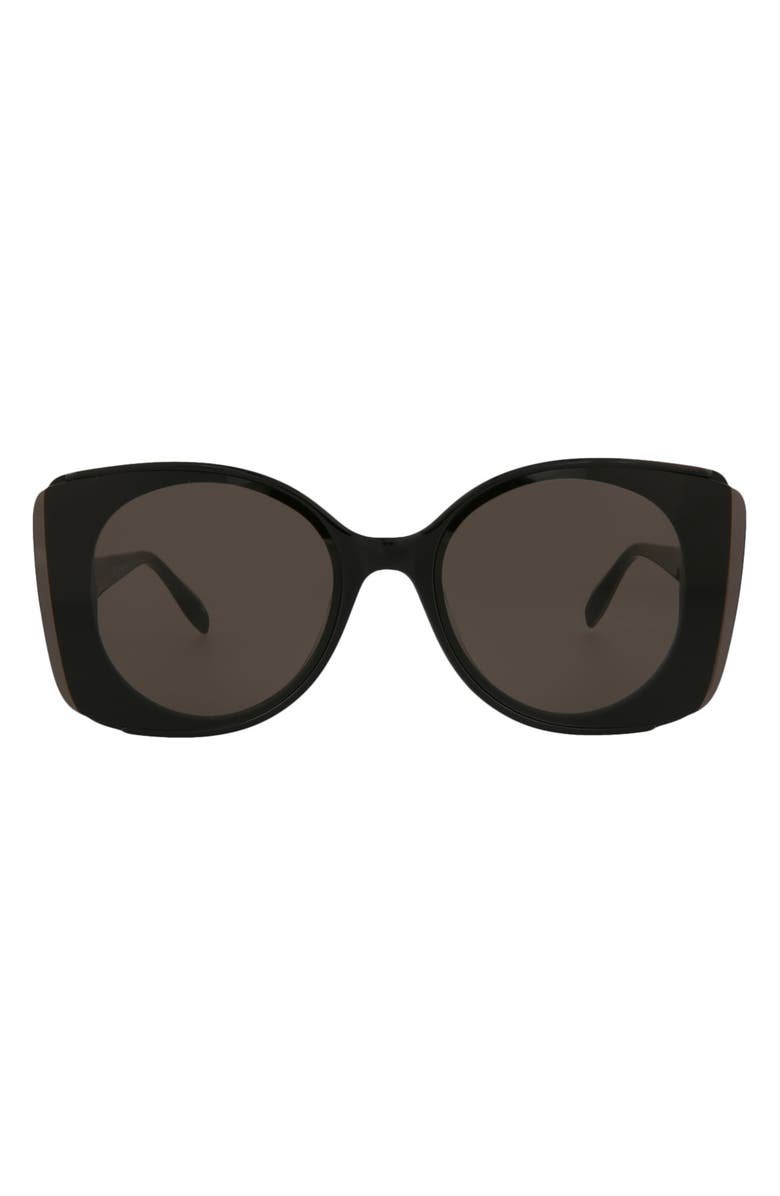 McQueen 65mm Square Sunglasses, Main, color,