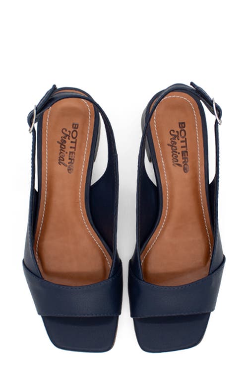 Bottero Square Toe Slingback Sandal