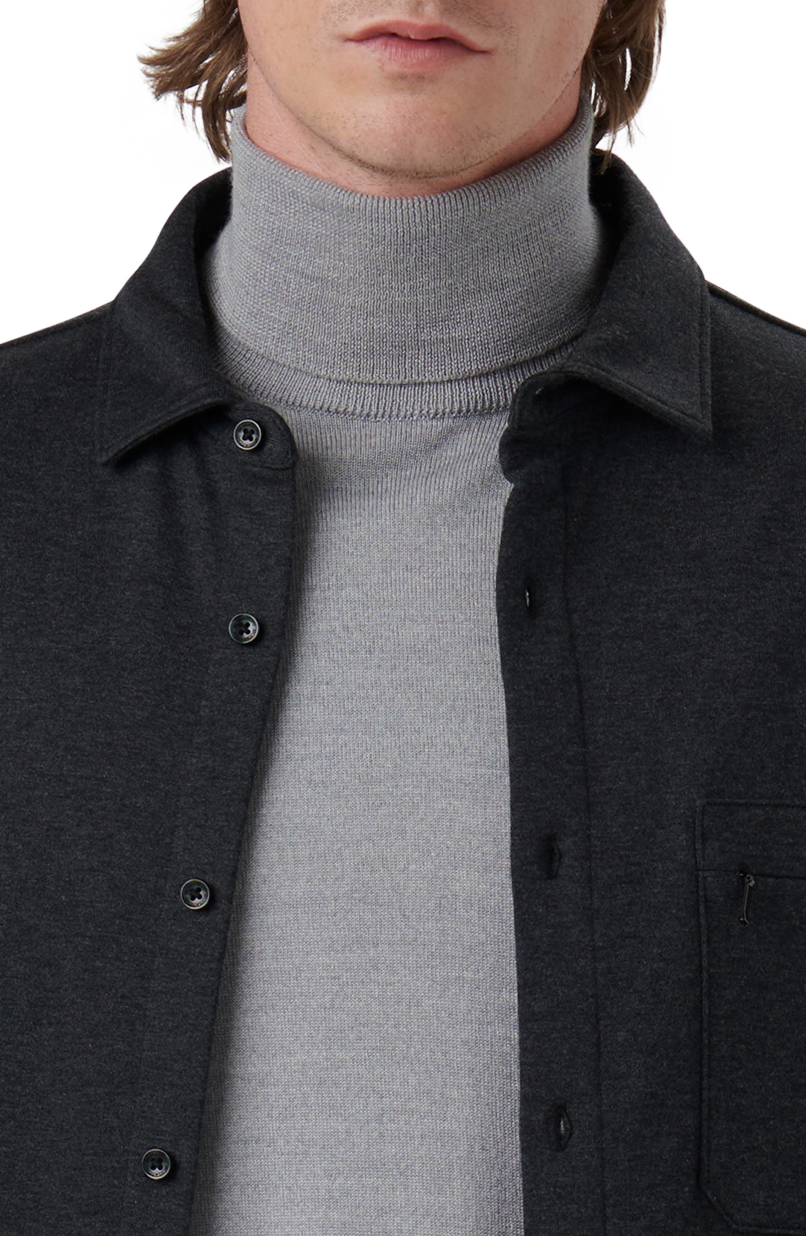 Cotton Blend Shirt Jacket - image 2