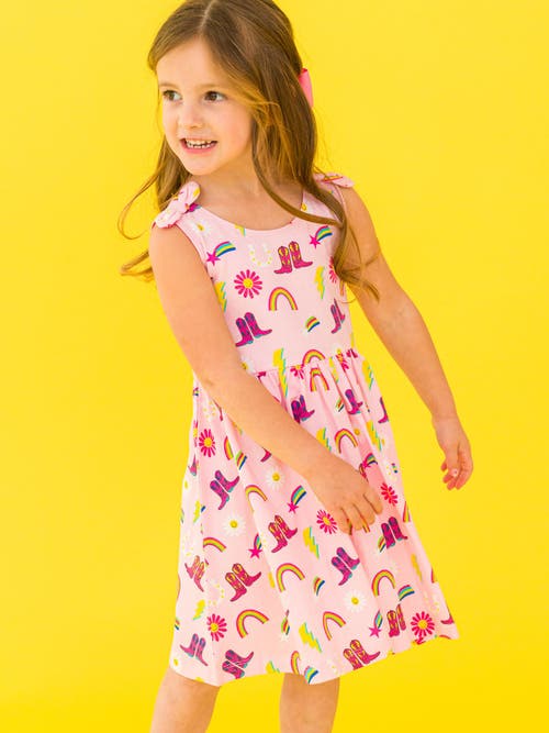 Shop Rufflebutts Girls Tie Shoulder Twirl Dress