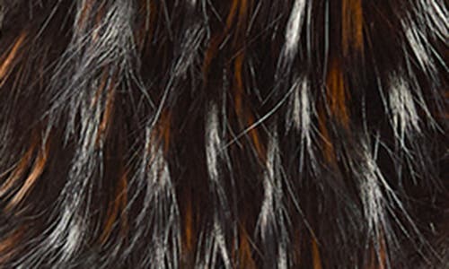 Saachi Faux Fur Shawl In Multi