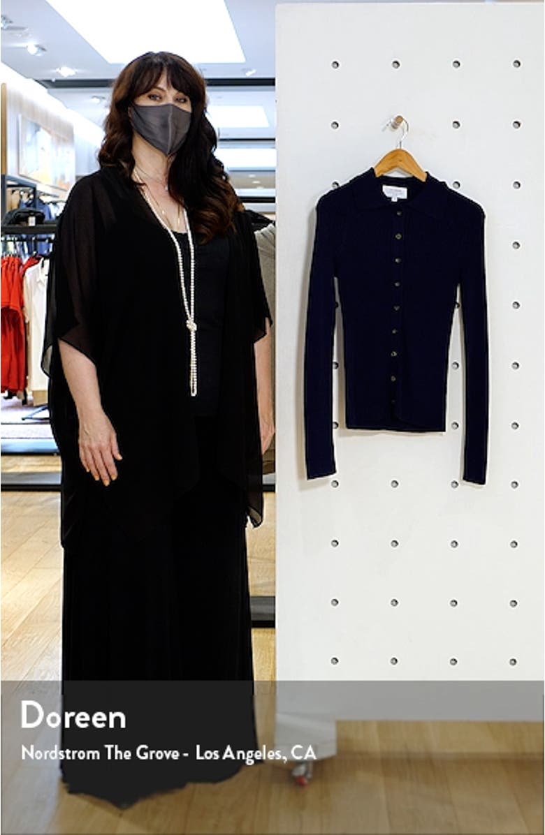 Silk & Cashmere Button-Up Sweater, sales video thumbnail