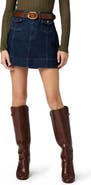 PAIGE Jannelle Denim Miniskirt