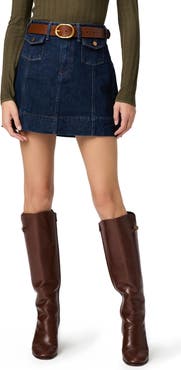 PAIGE Jannelle Denim Miniskirt