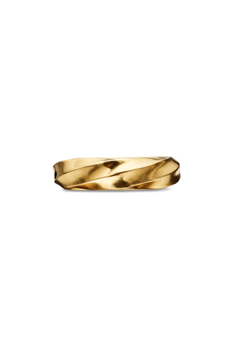 Cable Edge™ Band Ring in Recycled 18K Gold, 6mm, Alternate, color, 18K GOLD RECYCLED