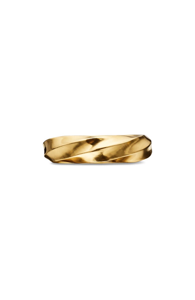 David Yurman Cable Edge<sup>™</sup> Band Ring in Recycled 18K Gold, 6mm, Alternate, color, 18K Gold Recycled