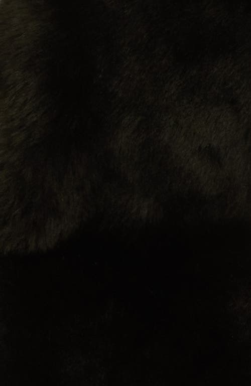 Totême Toteme Plush Genuine Shearling Muff In Black