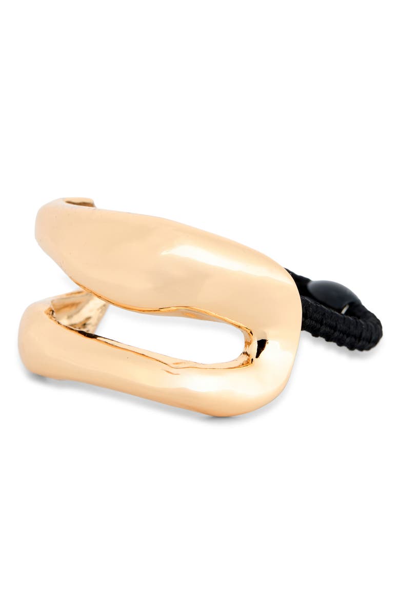 L. Erickson Rian Open Ponytail Cuff Holder, Main, color, Gold