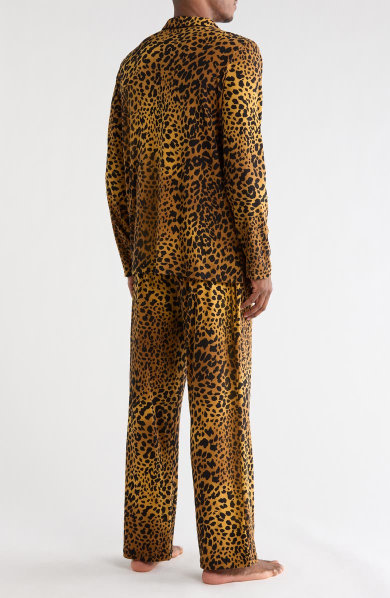 ENZOS INACTIVE WEAR Snoozer Pajamas, Alternate, color, Classic Leopard