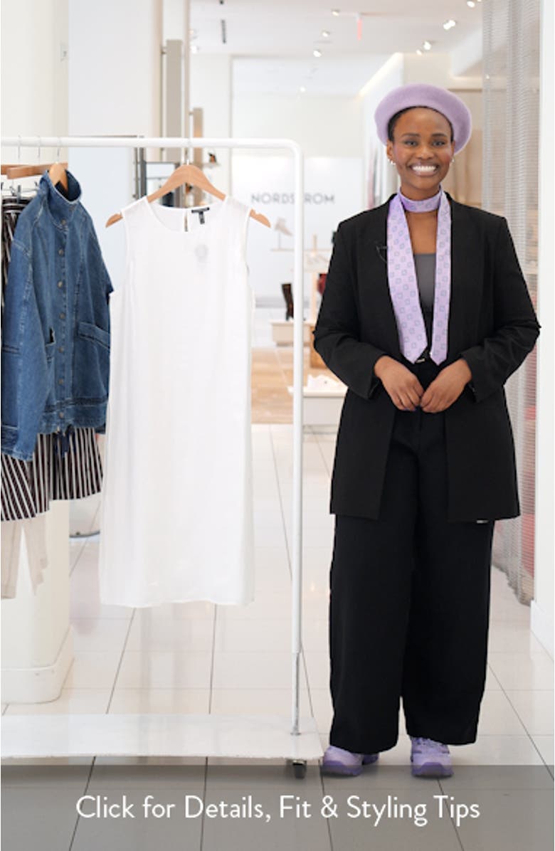 Longline Organic Linen Tunic, sales video thumbnail