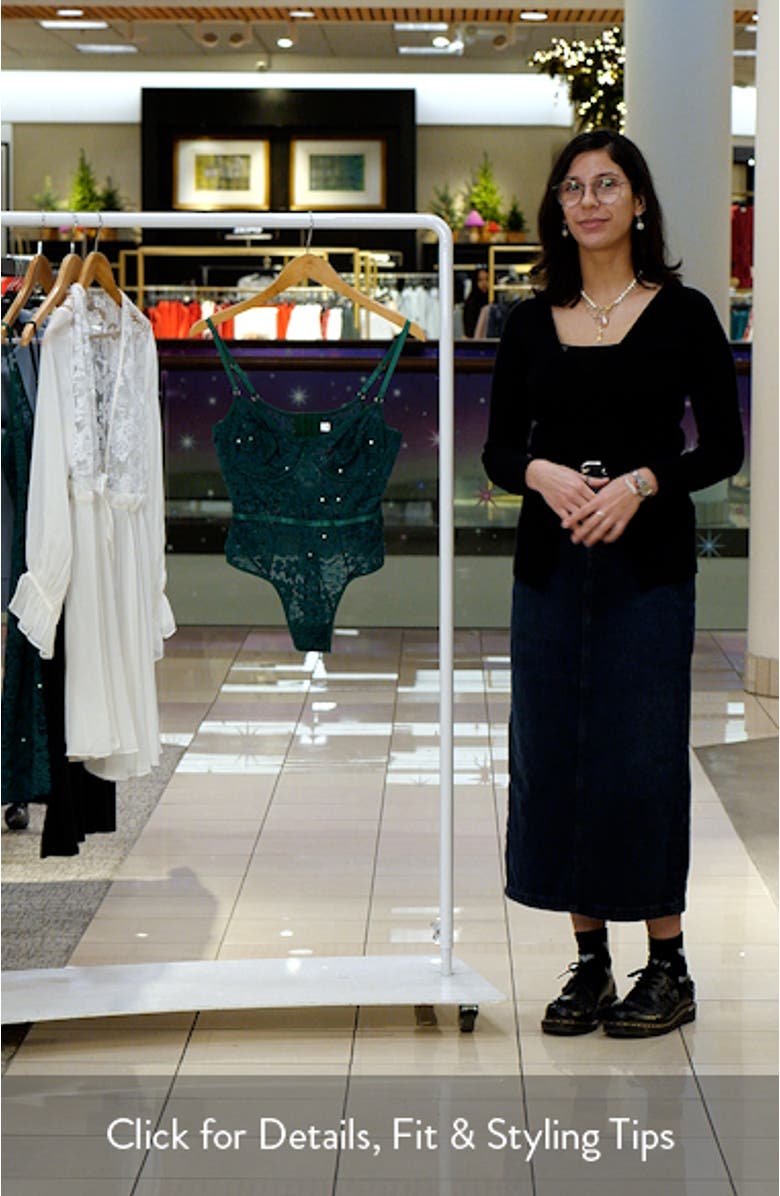 Lace Underwire Bodysuit, sales video thumbnail