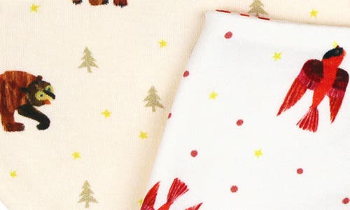 L'OVEDBABY L'OVEDBABY X THE WORLD OF ERIC CARLE™ 2-PACK ORGANIC COTTON BANDANA BIBS