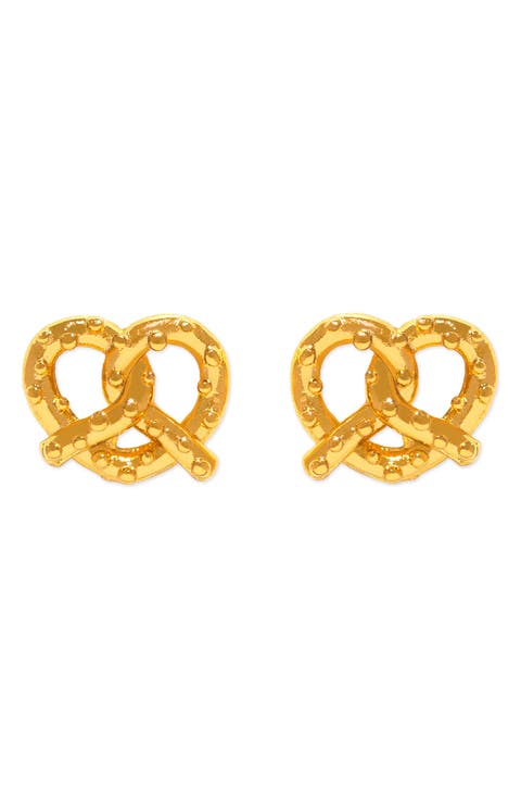 Knot Your Average Pretzel Stud Earrings
