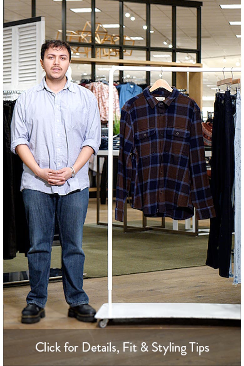 Easy Plaid Twill Shirt Jacket video