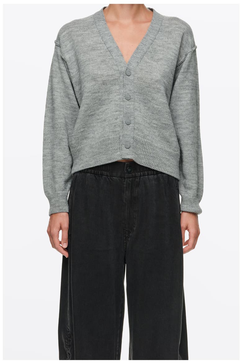 Ruched Denim Jogger Trousers, Alternate, color, WASHED BLACK