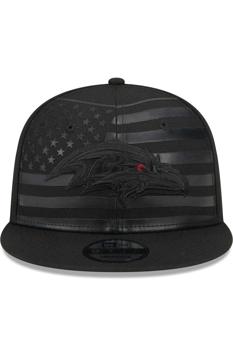 New Era Men's New Era Black Baltimore Ravens Independent 9FIFTY Snapback Hat, Alternate, color, 