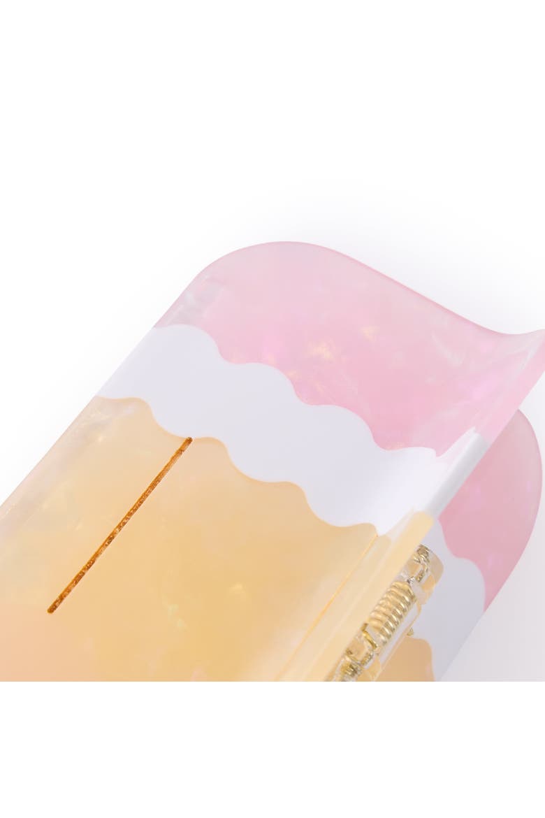 Best in Class Pencil Novelty Hair Claw Clip - Pearlized Glossy Pencil-Shaped Hair Accessory for Students and Teachers, 2.25x3.75 Inch, Alternate, color, Multicolor